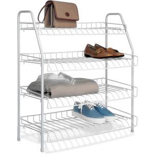 Whitmor - 6023-211 4-Tier Closet Shelves White