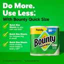 Bounty Quick Size Paper Towels, White, 2 Family Rolls