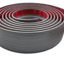 T Molding Flexible Self Adhesive T Shape Floor Transition Strip Bendable T Rubber Trim T Transition Strip for Tile to Laminate Flooring (300 × 5cm C)