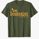 Funny Bee Hive Honey Lover Gift Beekeeper T-Shirt M