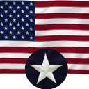 3x5 Ft Texas State and USA American Flags Combo Pack, State TX and US Embroidered Stars 210D Nylon Flag with Brass Grommets Vivid Color,for Outdoor and Indoor Use