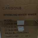 Carbon8 Sparkling Water Maker Machine, Home Soda Stream Machine, Screw-In CO2 Carbonator, Countertop Water Mineralizer, Seltzer Soda Maker Dispenser, CO2 Cylinder Not Included, White
