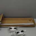 Zenna Home Rustproof Double Curved Shower Curtain Rod, No Drill Adjustable Curved Tension Shower Curtain Rod for Bathroom, Easy Install, Rounded for Extra Room, 50 to 72 Inches, Satin Nickel