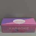 BONAOK Karaoke Microphone for Kids & Adults - Bluetooth Microphones Singing Mic with Disco Lights, Echo Effect, Built-in Speaker Portable Karaoke Player for Party Travel Gifts Q78(Gold)