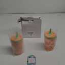 Zak Designs Unicorn Kelso Tumbler Set,Leak-Proof Screw-On Lid with Straw, Bundle for Kids Includes Plastic and Stainless Steel Cups with Bonus Sipper, 3pc Set, Non-BPA