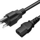6FT Power Cord for Brother HL5450DN HL-2280DW HL-2240D HL-2270DW HL-3170CDW HL-l6200DW HL-5340D HL-5240 HL-2140 HL-2230 HL-2070N HL-2030 HL-2040 MFC-L3750CDW Laser Printer Power Cord Cable[UL Listed]