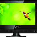 Supersonic SC-1312 13.3-Inch ELED FHD TV with Built-in DVD Player, HDMI, USB, SD, 1080p, Dual Tuners, Multi-Language OSD and AC/DC Compatibility - Perfect RV & Kitchen TV