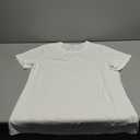 Memorose Womens Short Sleeve Tops Summer T Shirts Round Neck Fashion Causal Oversize Basic Tee White XXL