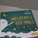 LUMARA Inflatable Bed Rail for Toddlers 2 Pack  Portable Travel Bed Bumpers for Kids Fits Twin Full Queen King Size Beds  NonSlip Safety Guard Rails