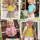 3 Pack Toddler Short Sleeve Tops | Crew Neck, Slim Fit, Summer Tees, Basic, Cute, Casual Tops, for Kids 18M-5T
