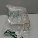 Okllen Glass Wedding Card Box with Lock and Slot, Gold Rim Envelop Box Gift Holder, Vintage Clear Card Box for Wedding Reception, Baby Shower, Birthday, Graduation (Glass Box and Lock Only)