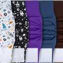 Pet Soft Dog Diapers Male, 5 Pack Male Dog Belly Bands, High Absorbing Washable Males Dog Wraps for Doggie Puppy((Space, M)