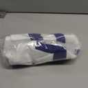 JOJOGOGO 18x18 Navy Blue Frame Outdoor Throw Pillow Covers Waterproof & Sunproof Set of 2, White and Navy Outdoor Decorative Throw Pillows for Patio Furniture Couch and Porch Decor(Without Inserts)