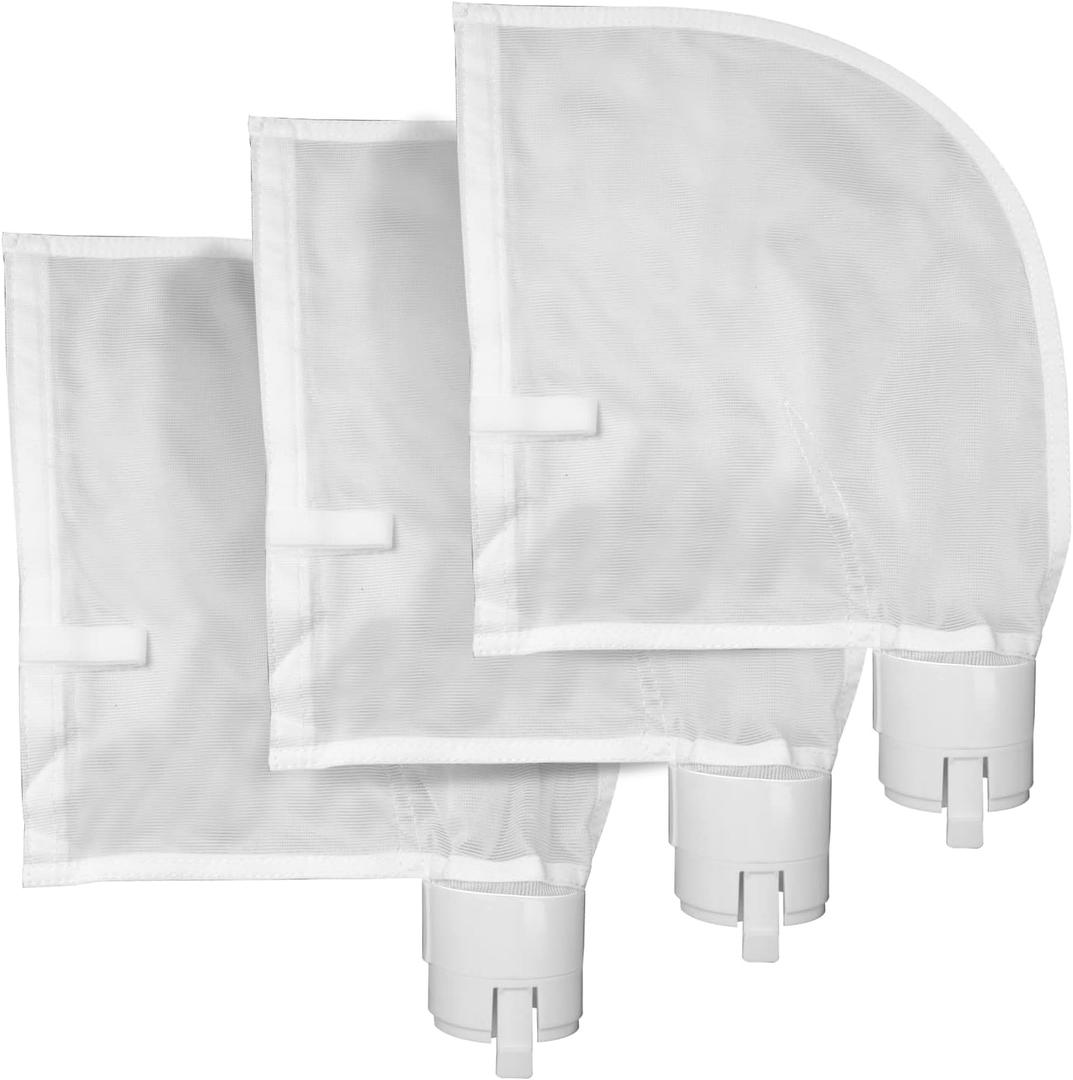 Pool Cleaner Replacement Filter Bag Fits for Polaris 360 and 380 Pool Cleaner All Purpose Bags (3 Pack, 360 v Closure Bag)