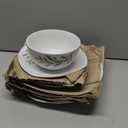 Tabletops Gallery Set of 12 PCs Service for 4 Dinnerware Set White