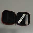 EDC Fidget Slider Metal Fidget Toys Adults for Anxiety and Stress Relief ADHD and Autism Magnetic Cool Office Gadgets Clicker Toys(Silver)