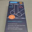 MAXTID Large Door Draft Stopper for Bottom of Door 36 Inch Under Door Draft Blocker Under Door Gap Filler Weather Stripping Adjustable Double Door Sweep Door Draft Guard Window Seal Black