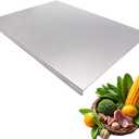 Stainless Steel Cutting Boards for The Kitchen, Suitable for Meat, Fruits, Vegetables, Bread, and Baking Large-sized Cutting Boards (23.6x15.7 in)