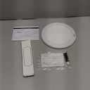 Rechargeable Motion Sensor Ceiling Light with Remote, Battery Operated Closet Light No Wiring, Wireless LED Shower Lights, 3 Colors Dimmable Indoor Overhead Lamp for Closet Shower Pantry Shed Hallway (1 Pack-6000mAh)