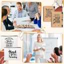 6Set Employee Appreciation Gifts Bulk, Thank You Gift Inspirational Notebook Makeup Bag for Team Volunteer Nurse Coworker Teacher, Cosmetic Bag Notepad with Bamboo Pen Gifts Box (6, Inspirational)