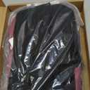 Riyiper 4 Pack Summer Women's Tank Tops Multipack Sleeveless Shirts Loose Fit Square Neck Tanks(Black, White, Navy Blue, Fuchsia,X-Large)