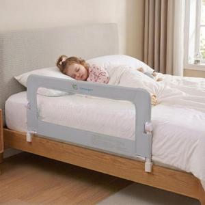 TotCraft Bed Safety Rails for Toddlers - Bed Rail Guard for Queen, King, Full Szie, Twin Mattress Bed (White, 35.5W*23.5H Inch (Regular Extra Tall)), 35.5L x 23.5H
