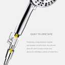 Shower Head Shut Off Valve 304 Stainless Steel Mini Ball Valve(1/2" Female X Male) NPT Thread Water Flow Control Valve Regulator