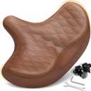 Wide Bicycle Seat for Comfort Men Women, Oversized & Extra Soft Wing Padded Bike Seat Cushion, Comfortable Large Bike Saddle for Ebike, MTB, City Bike, Beach Cruiser, Stationary Exercise Bike