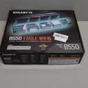 GIGABYTE B550 Eagle WIFI6 Motherboard, Supports AMD AM4 Ryzen 5000 Processors, ATX, DDR4, 2X M.2, PCIe 4.0, WIFI6, 1GbE LAN, EZ-Latch