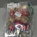 DeckTheHalls Christmas Balls Ornaments, 30 Pcs 2.5 Inch Christmas Tree Decorations for Xmas Tree Hanging, Shatterproof Ball Ornaments for Festival Home Party Decors, (Red & Gold)