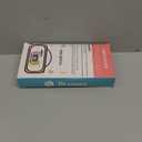 DLseego Blue Switch Case Set Carrying Case with 10 Slots Babyblue Protective Dockable Hard Shell with 4PCS Cute Cat Paw Thumb Grips Caps and 1PC Green Flower Blossom Chain for Switch 2017 Version