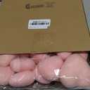 Geosar 24 Pcs Valentines Day Vase Filler Felt Heart Bowl Filler for Crafts Heart Shape Vase Fillers Pom Pom Balls Ornaments for DIY Crafts Home Valentines Decor, 1.2 Inch, 1.6 Inch