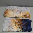 Navy Blue and Gold Throw Pillow Covers 20x20 in Set of 2 Modern Farmhouse Home Decor Pillowcase Cushion Cover for Living Room Cushion Sofa Bed