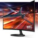 Samsung 27" Essential S3 (S36GD) Curved Monitor - FHD, 1800R Curved Screen, 100Hz, Eye Saver Mode, Game Mode, HDMI D-sub, LS27D36CGANXZA