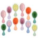 12 Pack Mini Hair Brush Bulk, Wet Hair Brush for Travel, Mini Brush for Most Hair Types, Travel Brushes, Bridesmaid Gifts