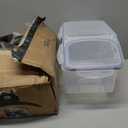 Lock & Lock Bulk Storage Bins Food Storage Container with Wheels (50.72-Cup)