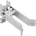 Chain Link Fence Commercial Single Gate Latch for 2 1/2" (2 3/8" OD) Post and 2" Gate Frame
