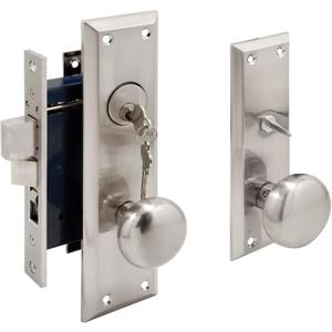 Segal SE 27600 Entry Door Mortise Lockset, 2-1/2 In. Backset, Single Cylinder, Satin Finish (Single Pack)