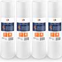 Aquaboon 5 Micron 20 x 4.5 Whole House Sediment Filter Cartridge 20 inch Water Filter Replacement Compatible with DGD-5005-20, FP25B, AP810-2, 4-Pack