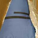 Huskfirm Camping Chair with Canopy Shade for Adults UPF 50+ Sun Shade Blue