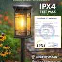 8 Pack Solar Lights Outdoor Waterproof, Bright Solar Pathway Lights with Auto On/Off, Weatherproof Garden Landscape Lighting for Yard Patio Walkway Lawn Decor