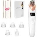 2026 Blackhead Remover Pore Vacuum,Facial Pore Cleaner-5 Suction Power,5 Probes,USB Rechargeable Blackhead Vacuum Kit Electric Pore Vacuum Tool for Adult