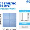 Disposable Kitchen Cleaning Cloths Dish Towels Dish Cloth Reusable Cloths for Kitchen, Bathroom, Household Cleaning (Blue 100 Pack)