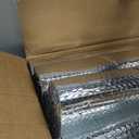 ToLanbbt Garage Door Insulation Kit 16P Double Bubble Window Heat Insulation Panels, 6MM 24" x 48" Reflective Aluminum Foil Summer/Winter Barrier Sheets with 120 Adhesive Tapes for Garage Attic Wall