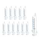 12 Pack 5 ml Syringe, luer slip syringe, without needle for Liquid refilling, DIY Crafts, Scientific Labs by Labfil
