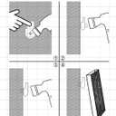 Drsoum Black Abstract Framed Wall Art Decor Minimalist Geometry Prints Shapes Illustrations Modern Art Decorative Ready to Hang - 11x14in Natural Framed