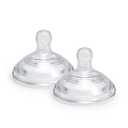 Dr. Talbot's Anti-Colic Bottle Replacement Nipples - Feeding Supplies for Newborn - (2-Pack) Fast Flow Soft Flex Nipples - 6+ Months