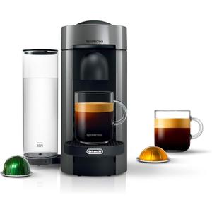 Nespresso Vertuo Plus Coffee and Espresso Maker by De'Longhi, Grey