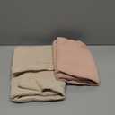 Muslin Baby Lounger Cover for Newborn & Infant, 100% Cotton Soft and Breathable Lounger Slipcover for Baby Girls and Boys, Pack of 2 (Pink, Ivory)