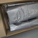 AmazonCommercial Multi Purpose Waterproof Poly Tarp Cover, 12x25ft, 16mil Thick, Silver/Black, 1-Pack